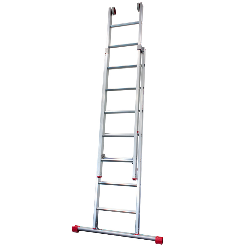 Jumbo Super Proff Skydestige med fod 2x7 - 3,5m