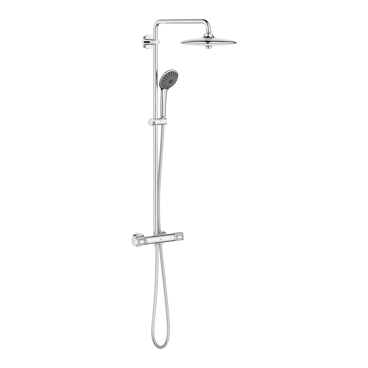 Grohe QuickFix Vitalio Joy System 260 Brusesystem med termostat til vægmontering i krom