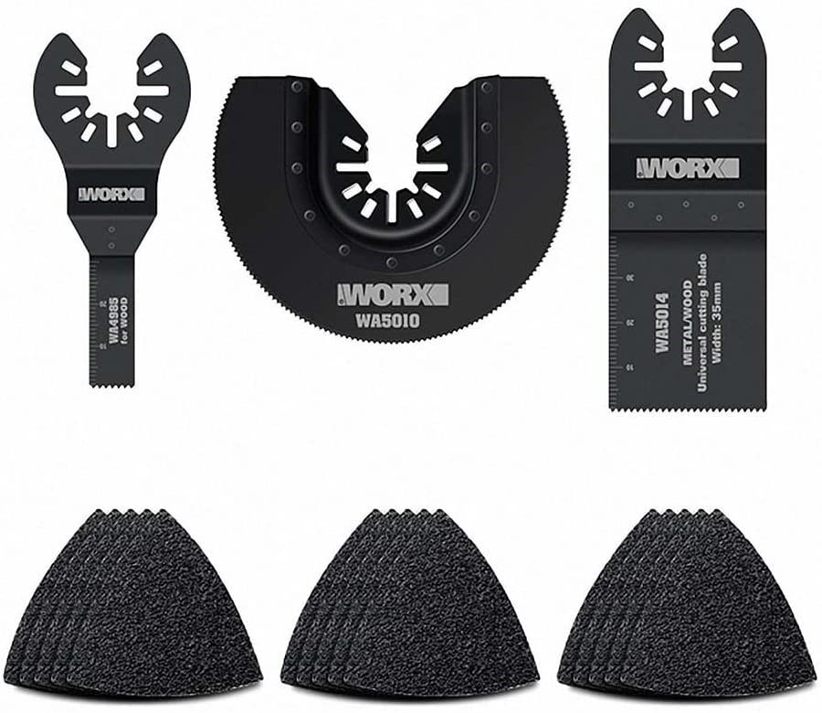 Worx WA5099 Multitool sæt med 18 dele