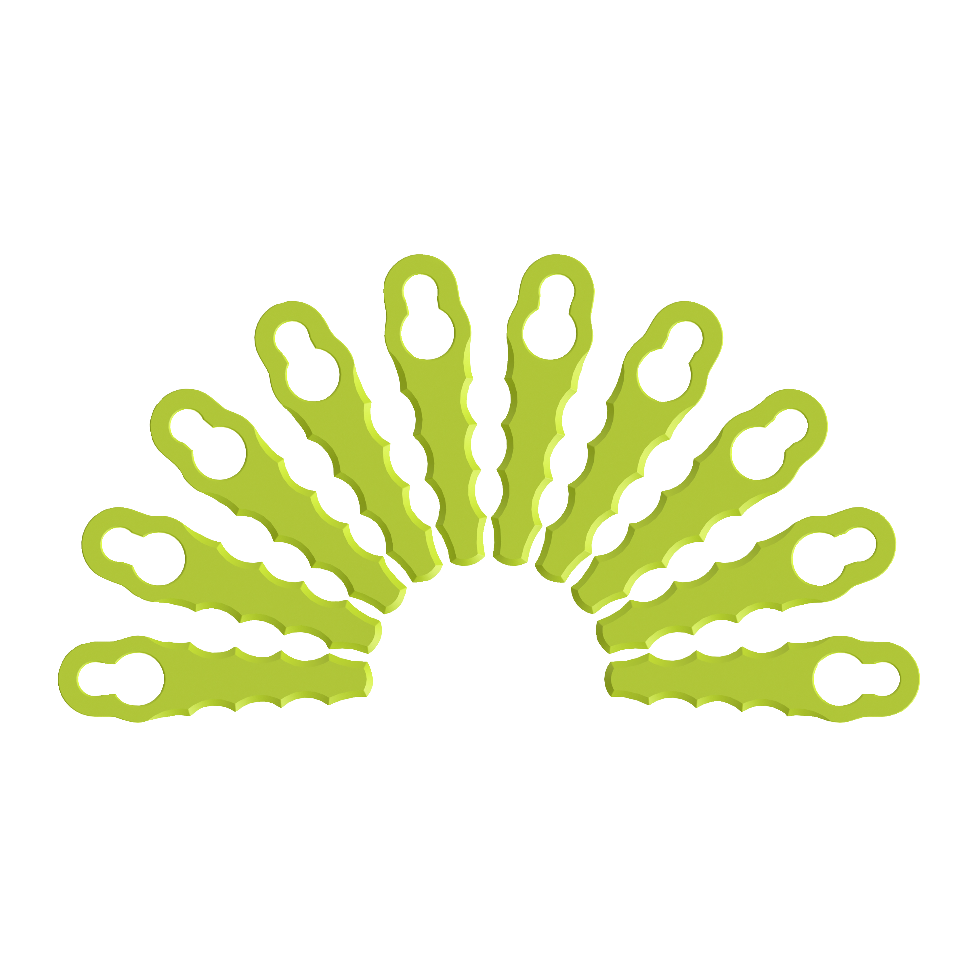 Ryobi RAC158 Græstrimmerklinger - 10 stk.