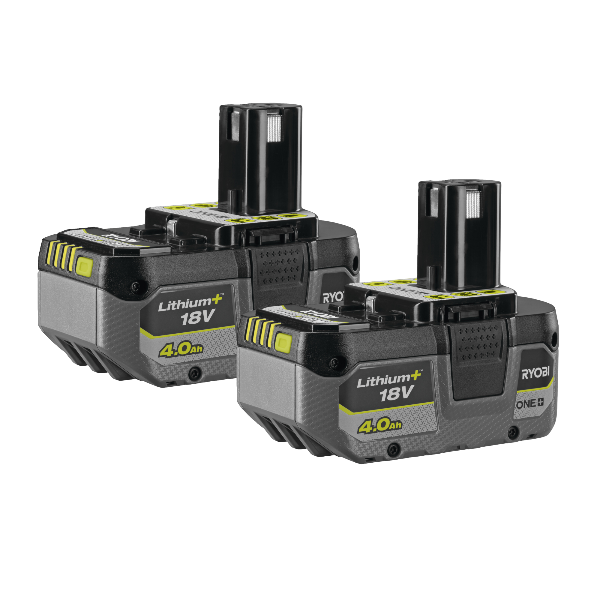 Ryobi RB1840X2 ONE+ 18V Compact Batteri 4,0 Ah - 2 stk.