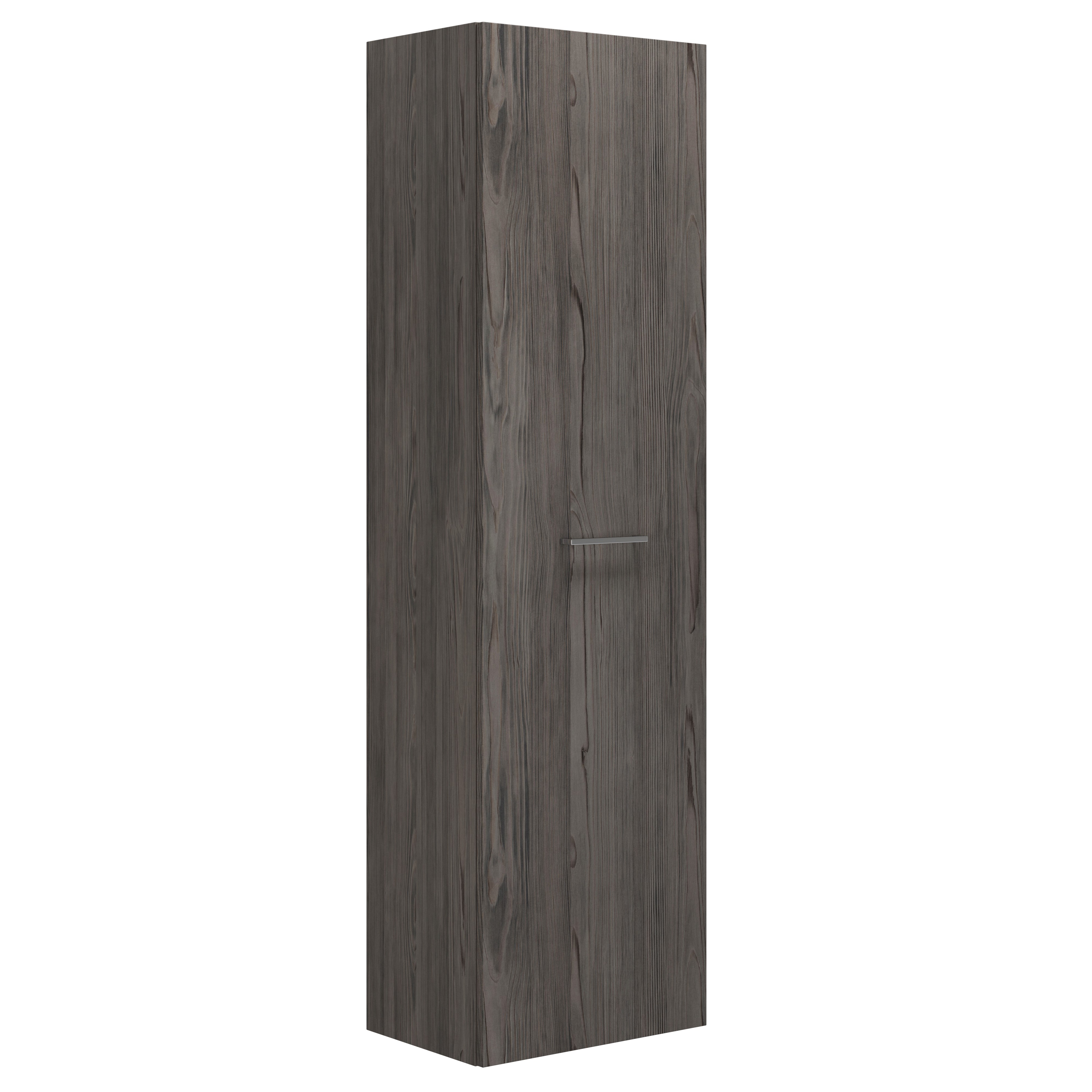 Scanbad Delta højskab m/låge højrehængslet 176x50x35 cm - askegrå
