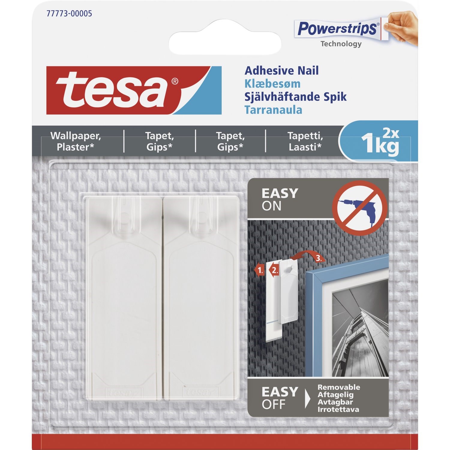 Tesa Klæbesøm til tapet og gips (1 kg)