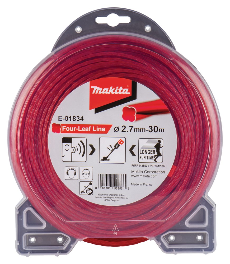 Makita Four-Leaf Line nylontråd til kantklipper 2,7 mm 30 m