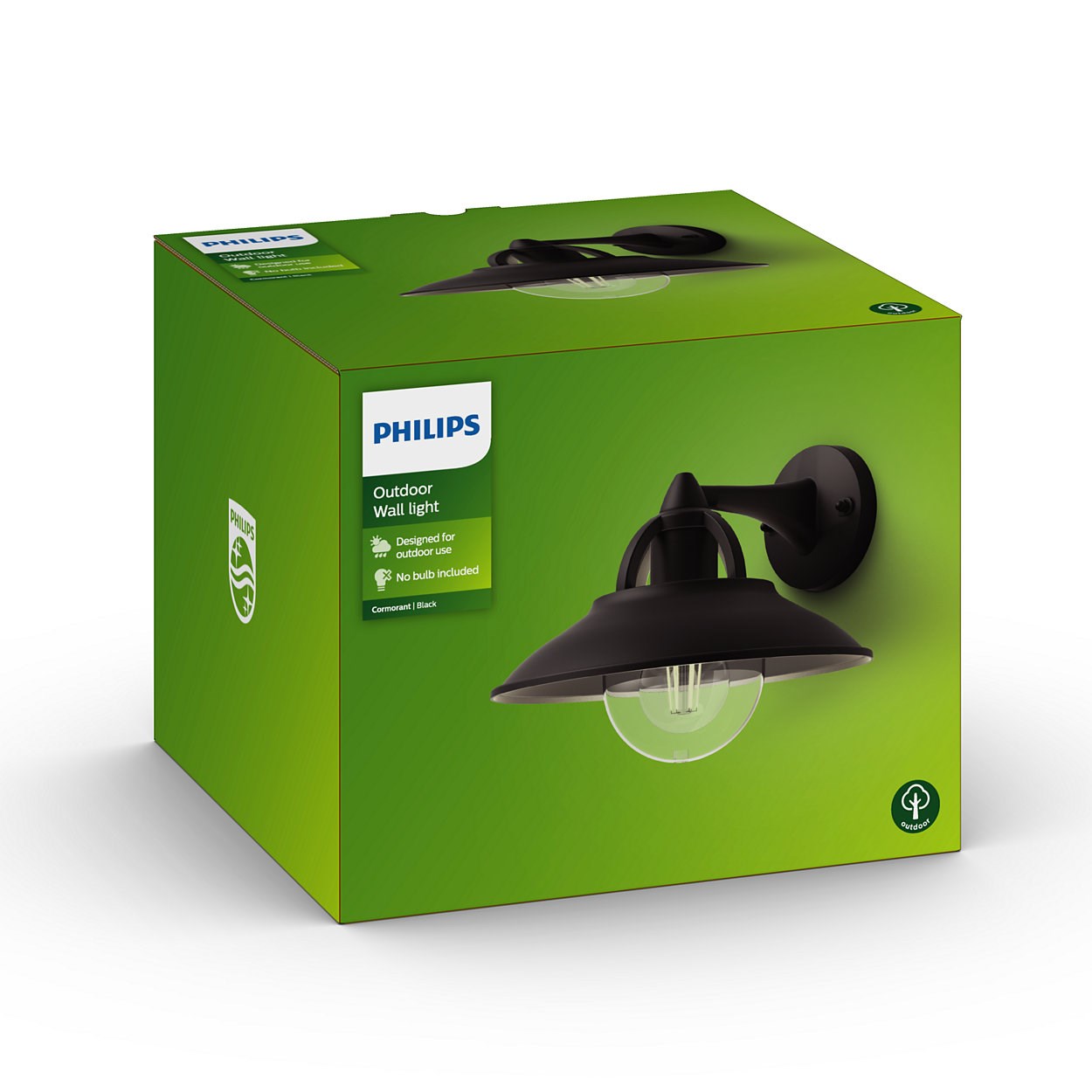 Philips myGarden Cormorant udendørs væglampe - 1738130PN