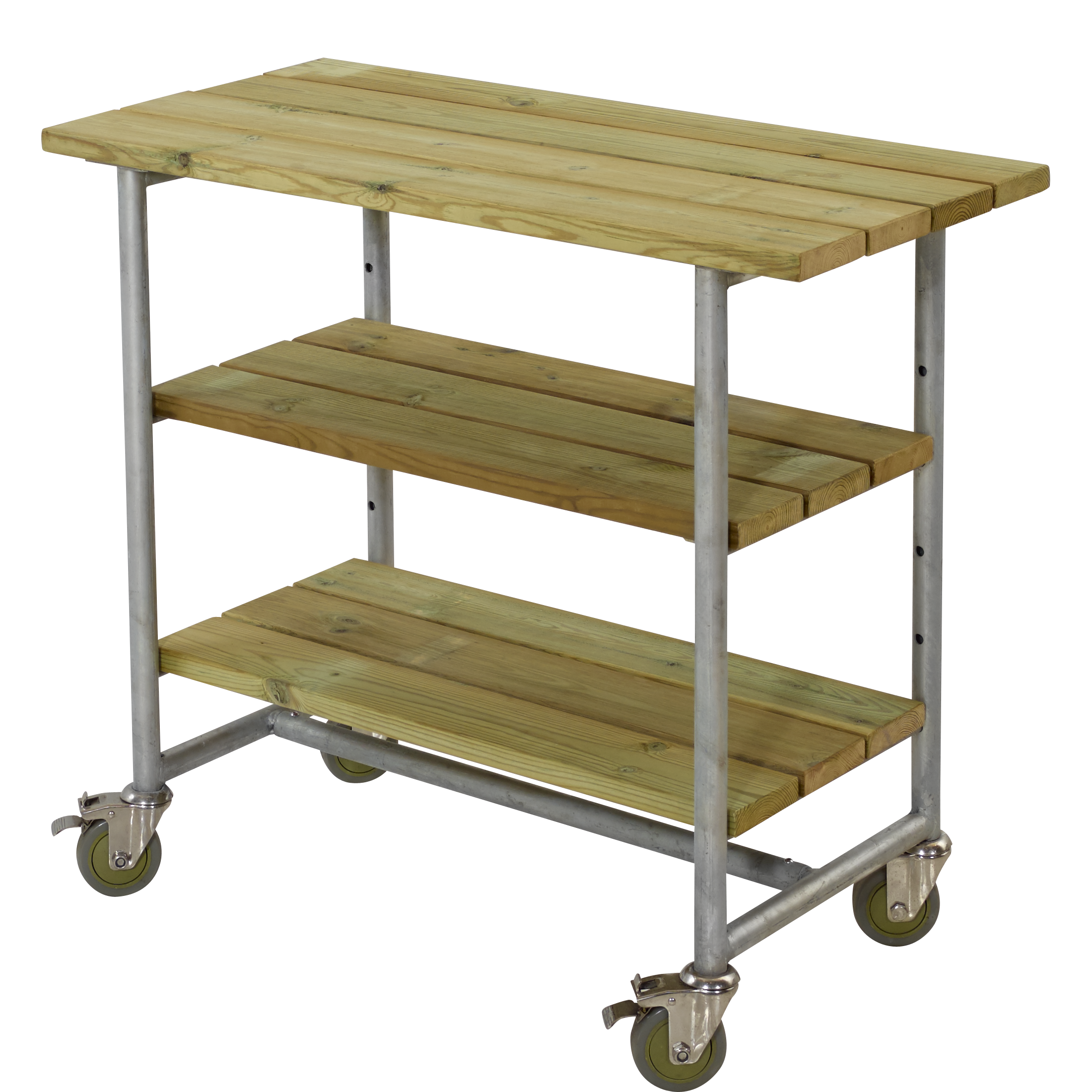 Plus Urban Picnic Plante-/Grillbord 100 cm 3 hylder - Trykimprægneret