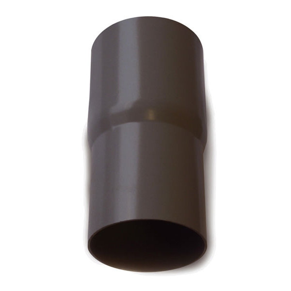 Plastmo plast rørmuffe 90 mm i grafit