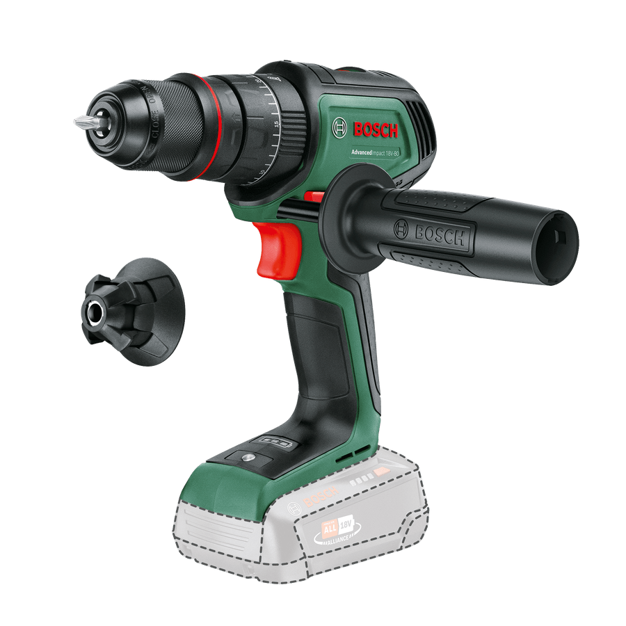Bosch Advanced Impact 18V-80 QuickSnap Slagbore-/skruemaskine – Solo