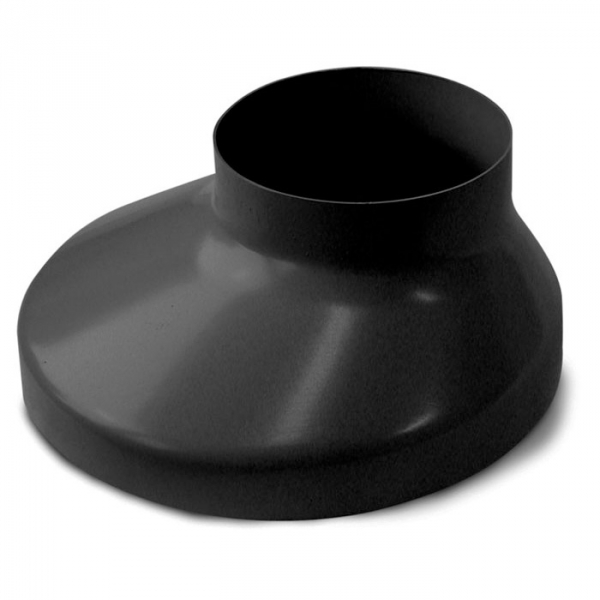 Plastmo plast 110 mm brøndkrave 90 mm i sort