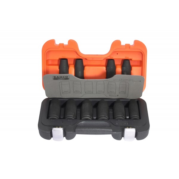 Bahco krafttoppesæt 10-19 mm ekstra lange