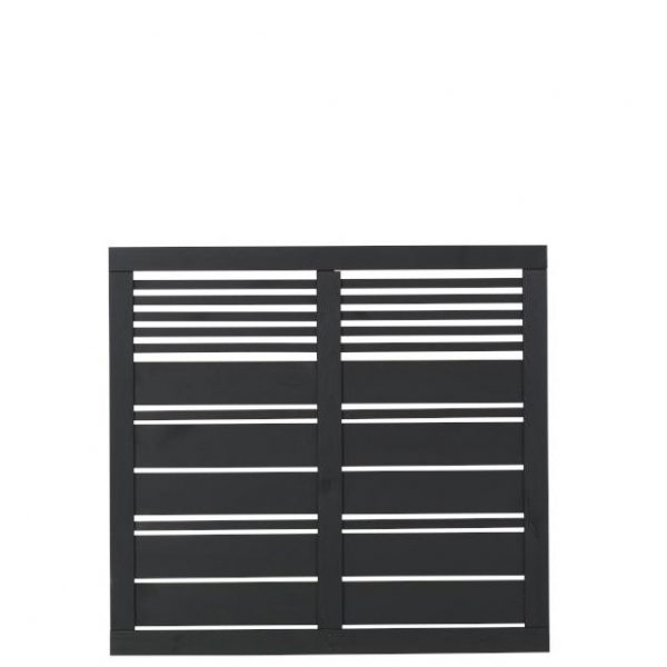 Plus Silence hegn sort 120x110 cm