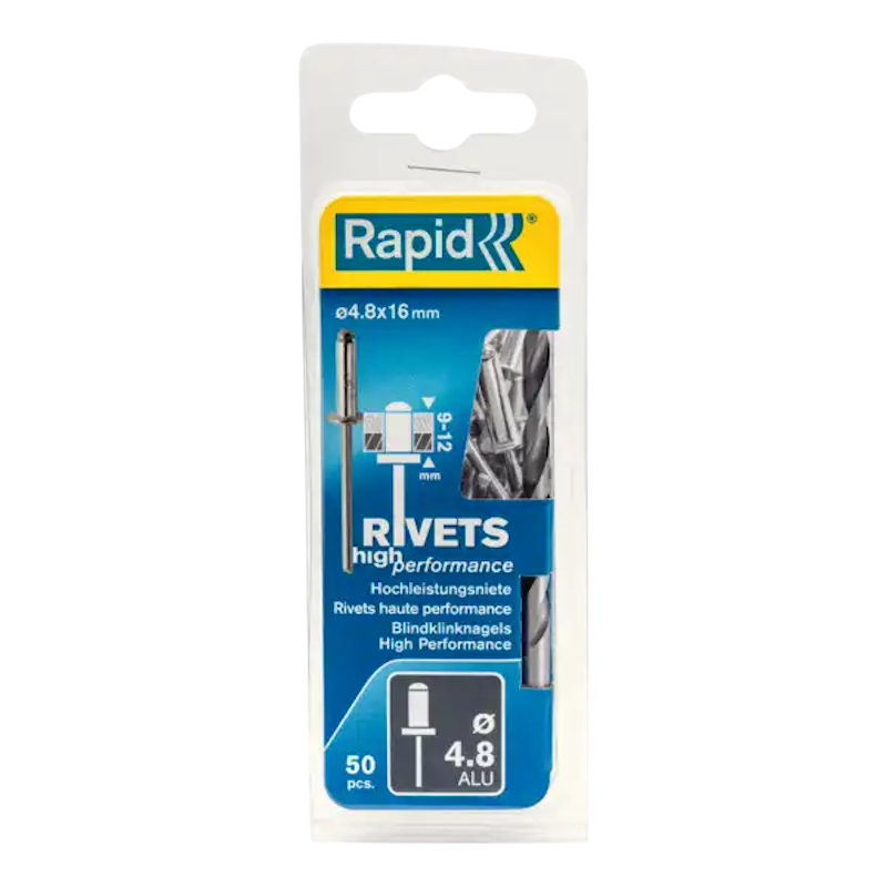 Rapid Nitter Ø4,8 x 16 mm, blister - 50 stk.