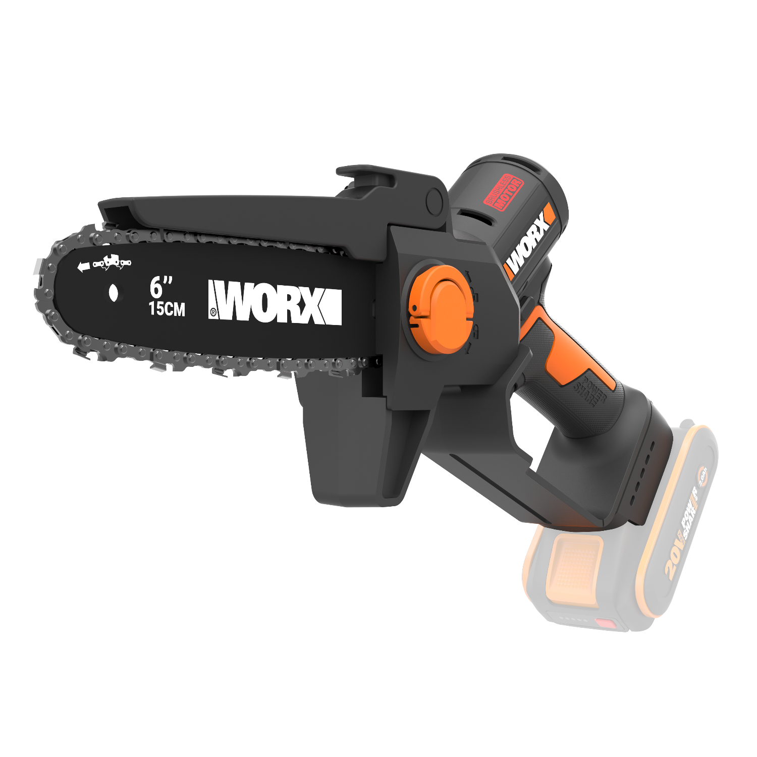 Worx WG327E.9 20V PowerShare Grensav – Solo