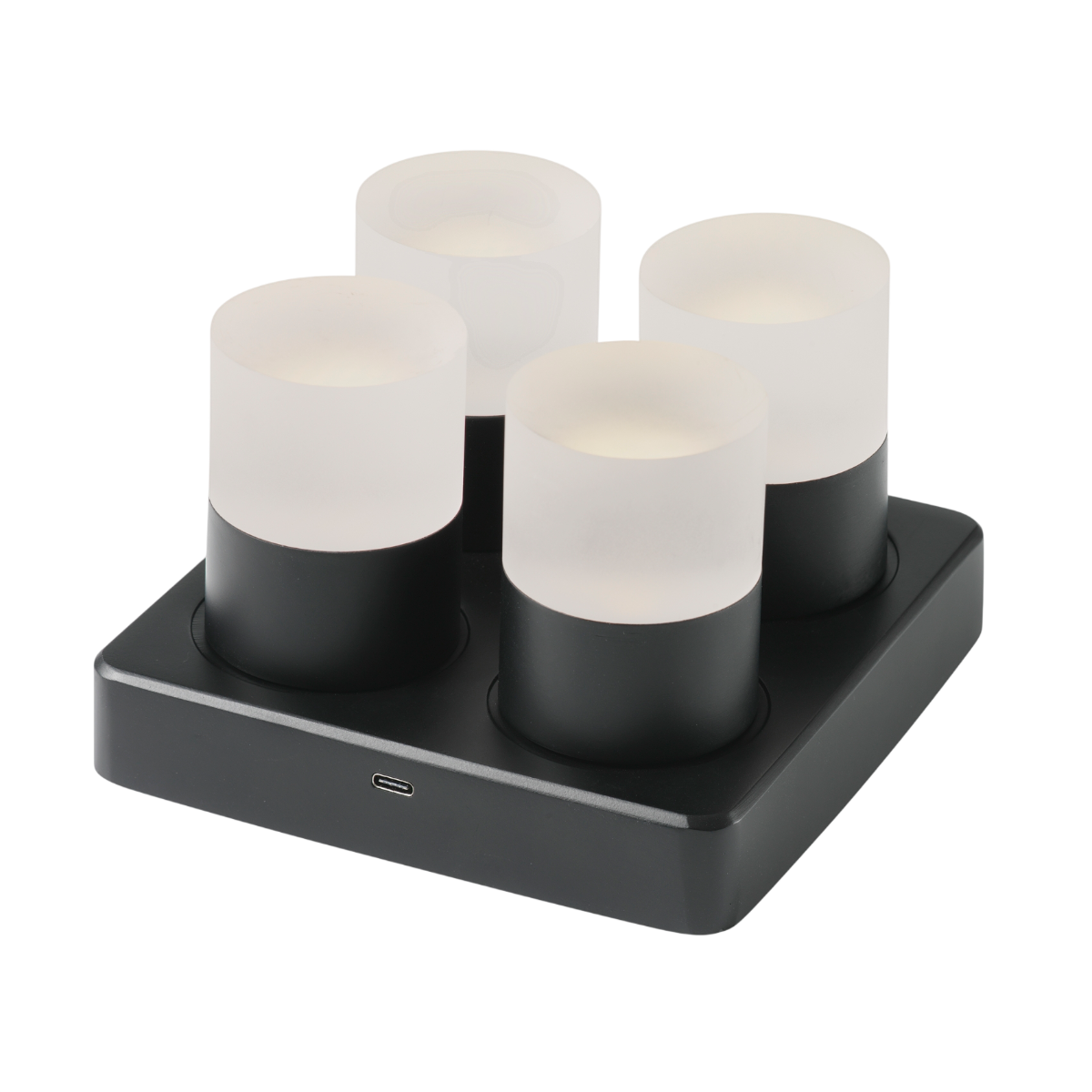 Veli Line Icy Genopladelige Glaslys – 4 stk.