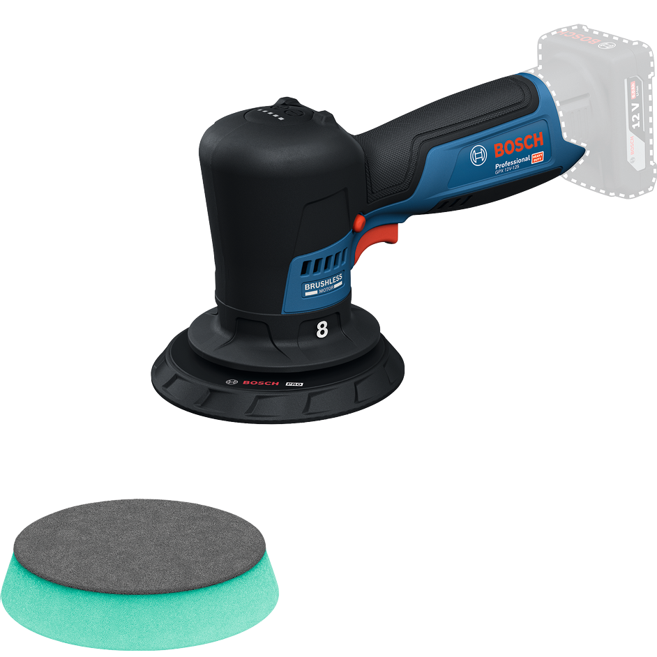 Bosch Professional GPX 12V-125 Polermaskine – Solo