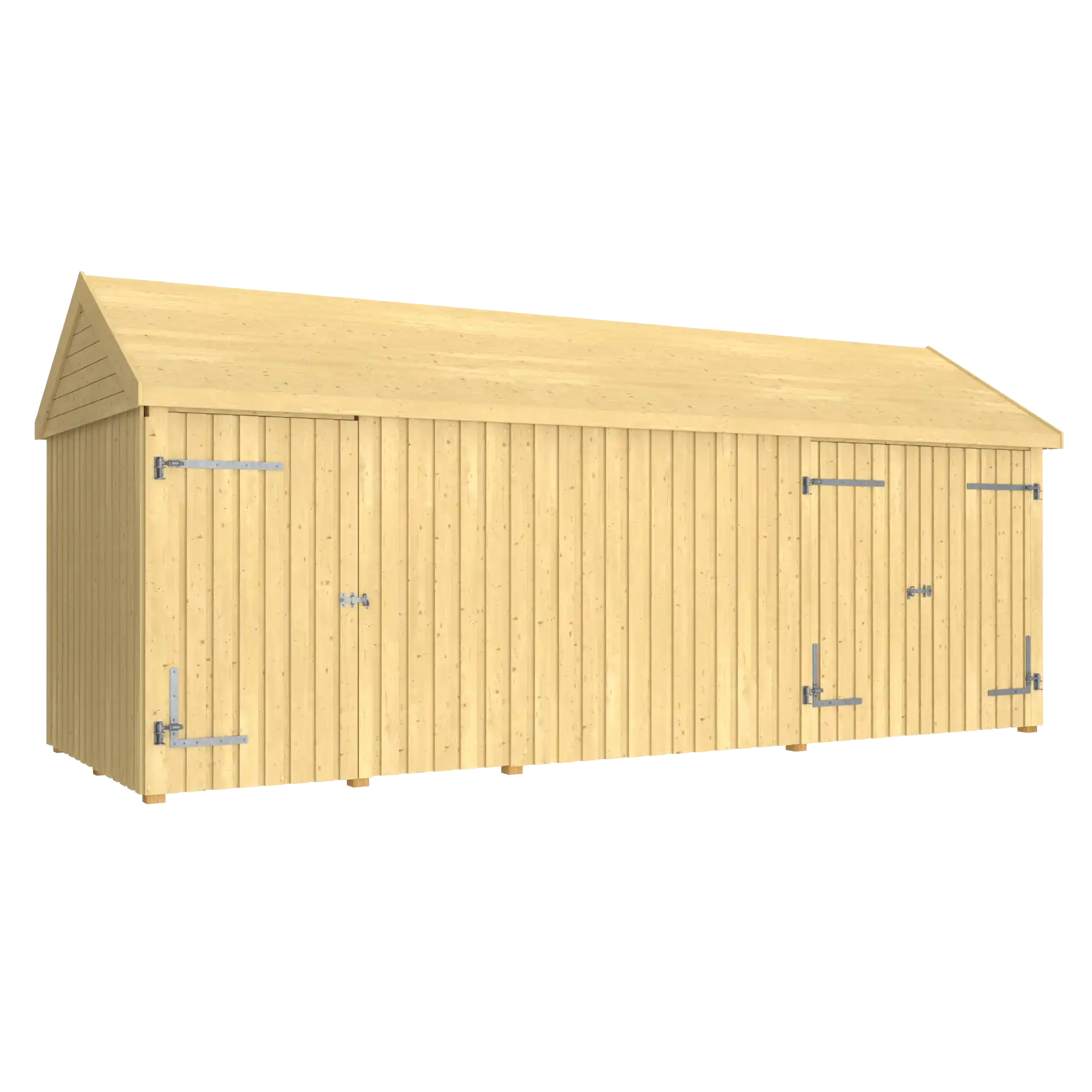 Plus Classic Multi Havehus 14,5 m² 3 moduler m/enkelt- og dobbeltdør