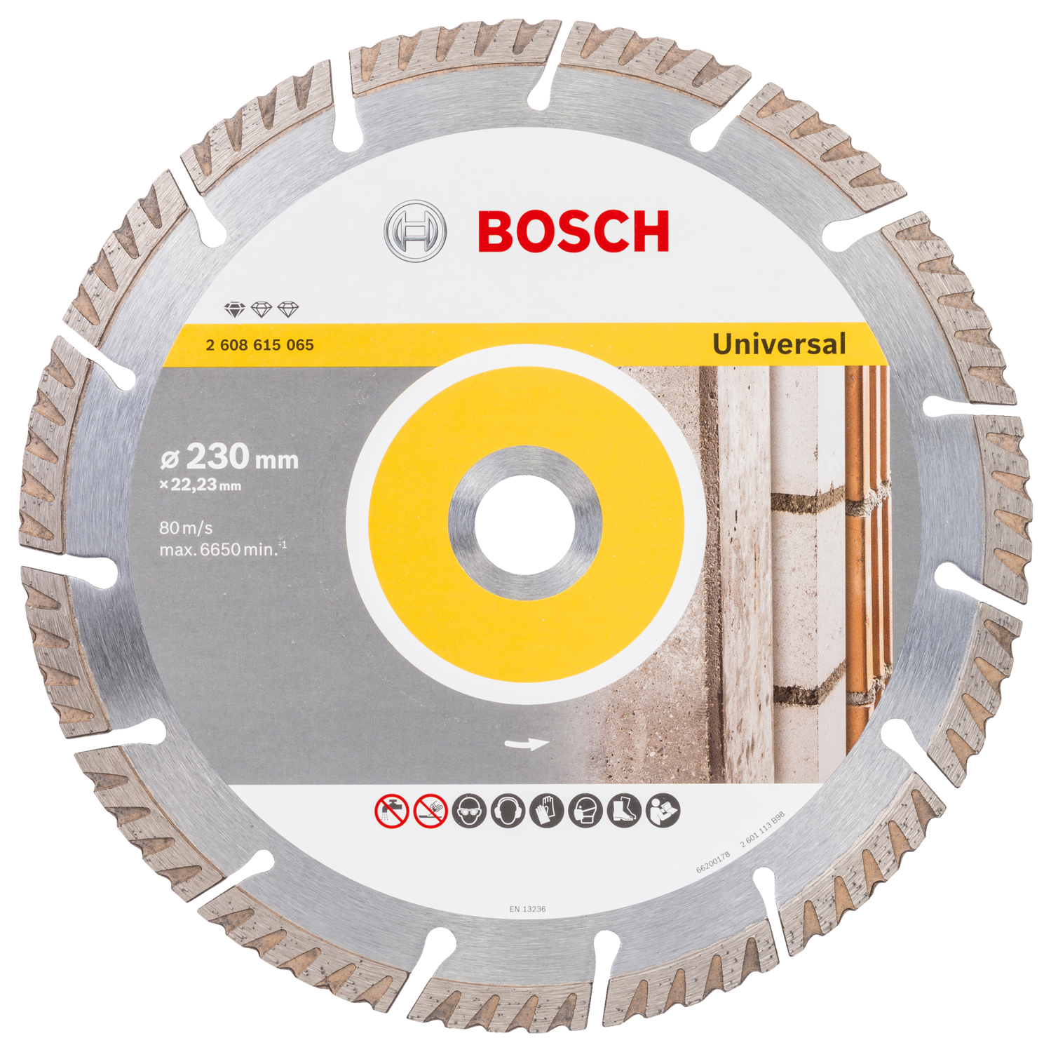 Bosch Diamantskæreskive Prof Univ 230X22,23Mm