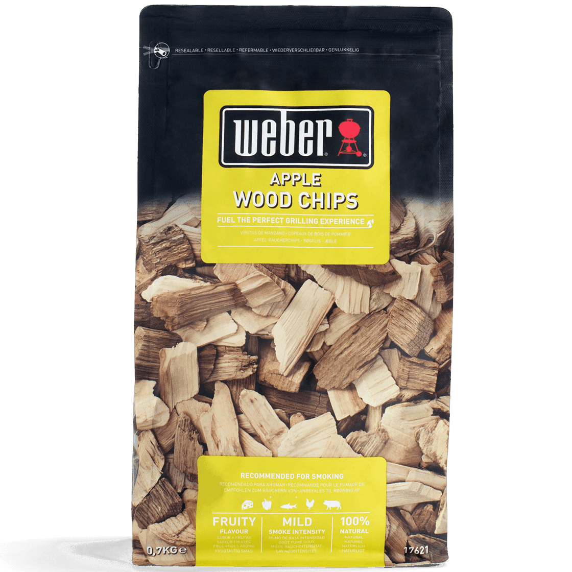 Weber Røgflis Æble - 0,7 kg