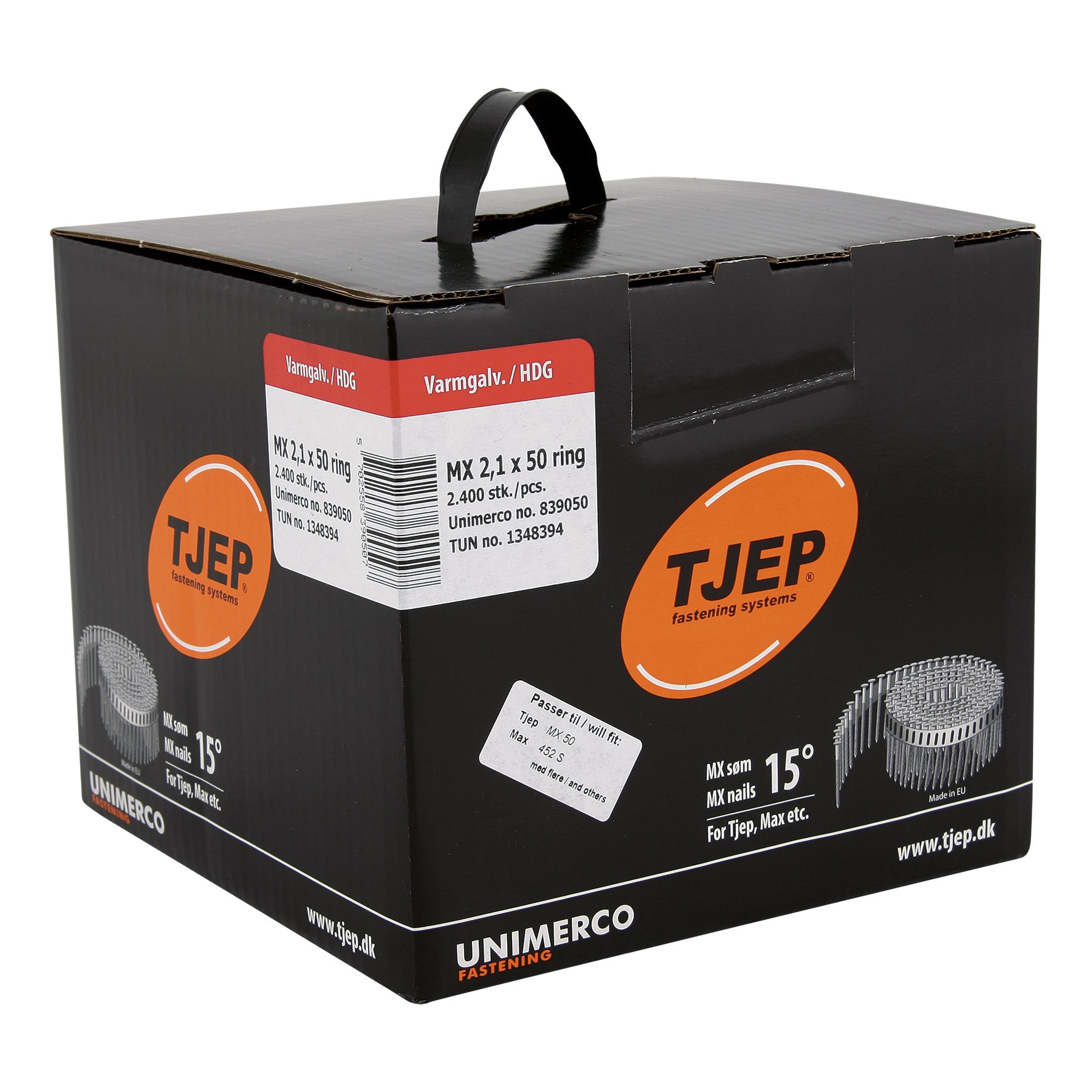 TJEP MX 21/50 Ringsøm - 2400 stk.