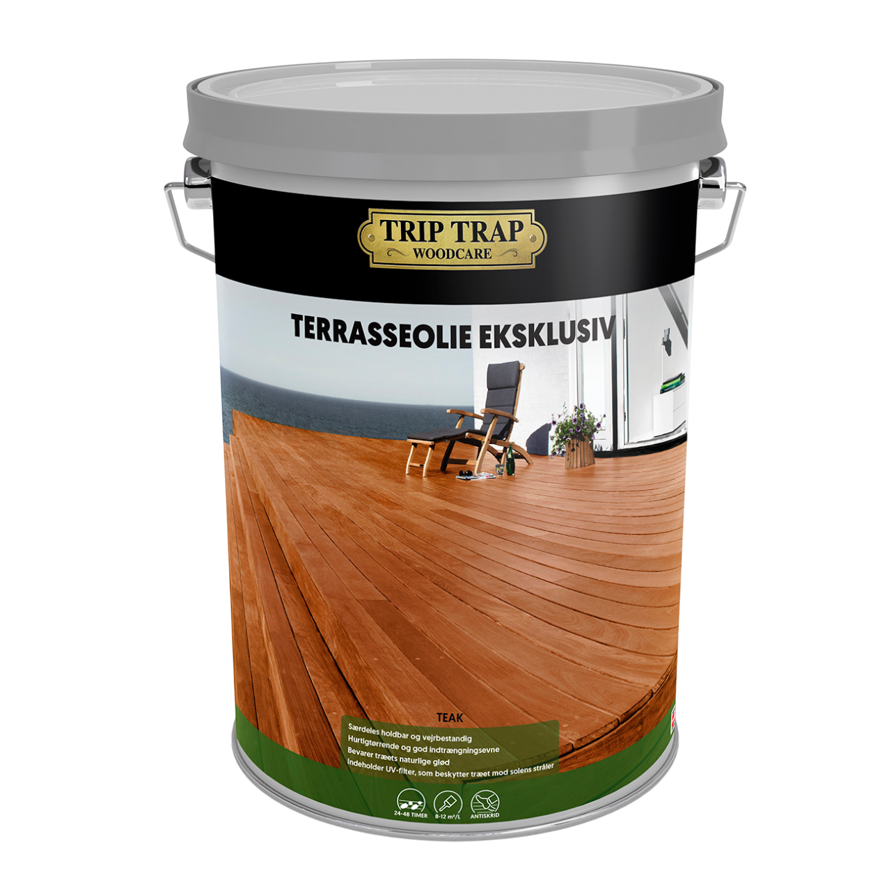 Trip trap Terrasseolie Eksklusiv 5 l - Teak