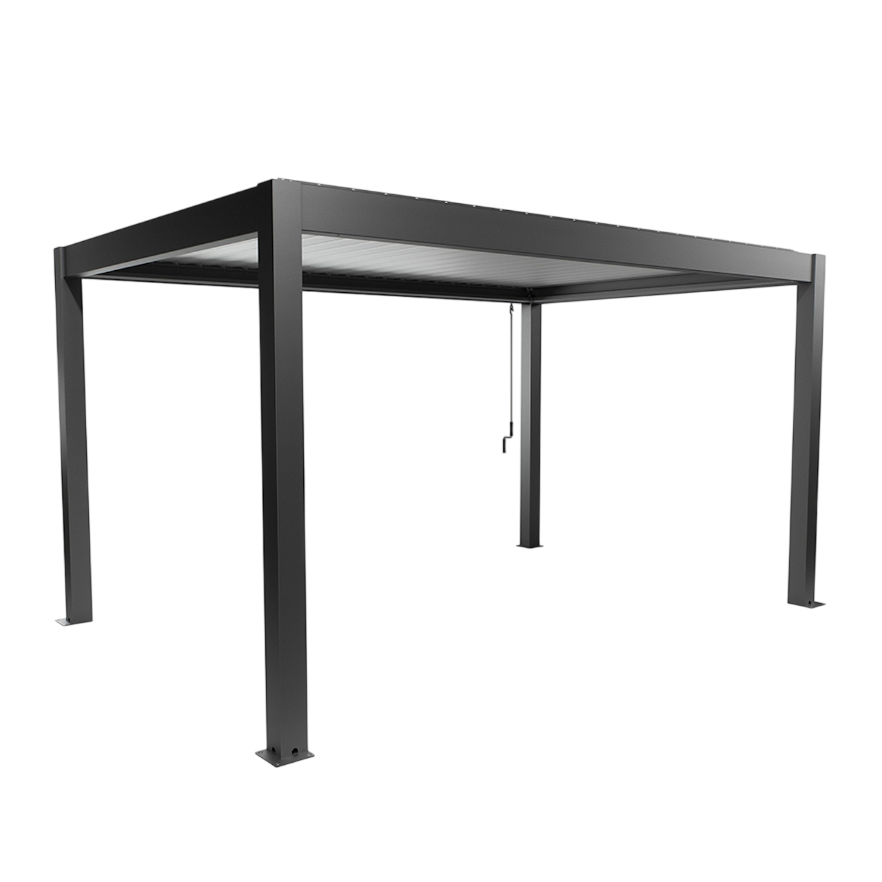Biohort Str. 4,5×3 Pergola i mørkegrå metallic/sølv metallic