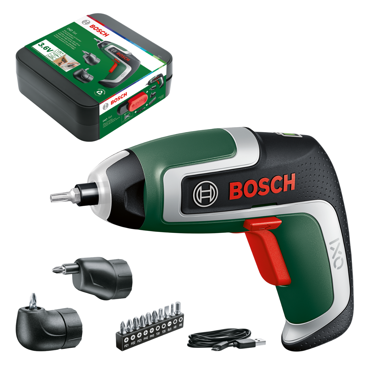 Bosch IXO 7 Batteridrevet skruetrækker sæt