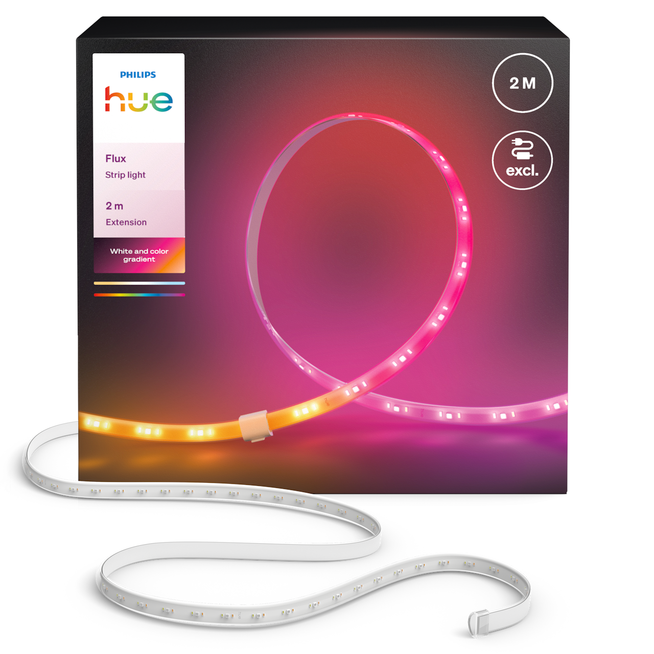 Philips Hue Flux LED strip, forlænger – 2 meter