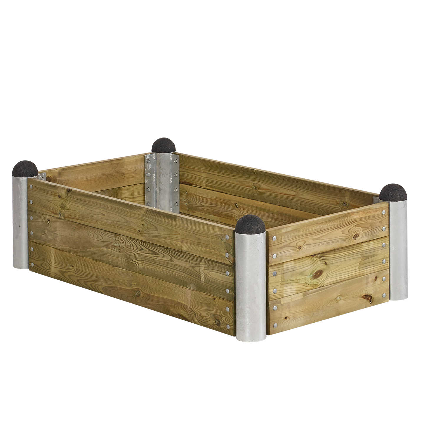 Plus PIPE Højbed 140×80 cm - Trykimprægneret