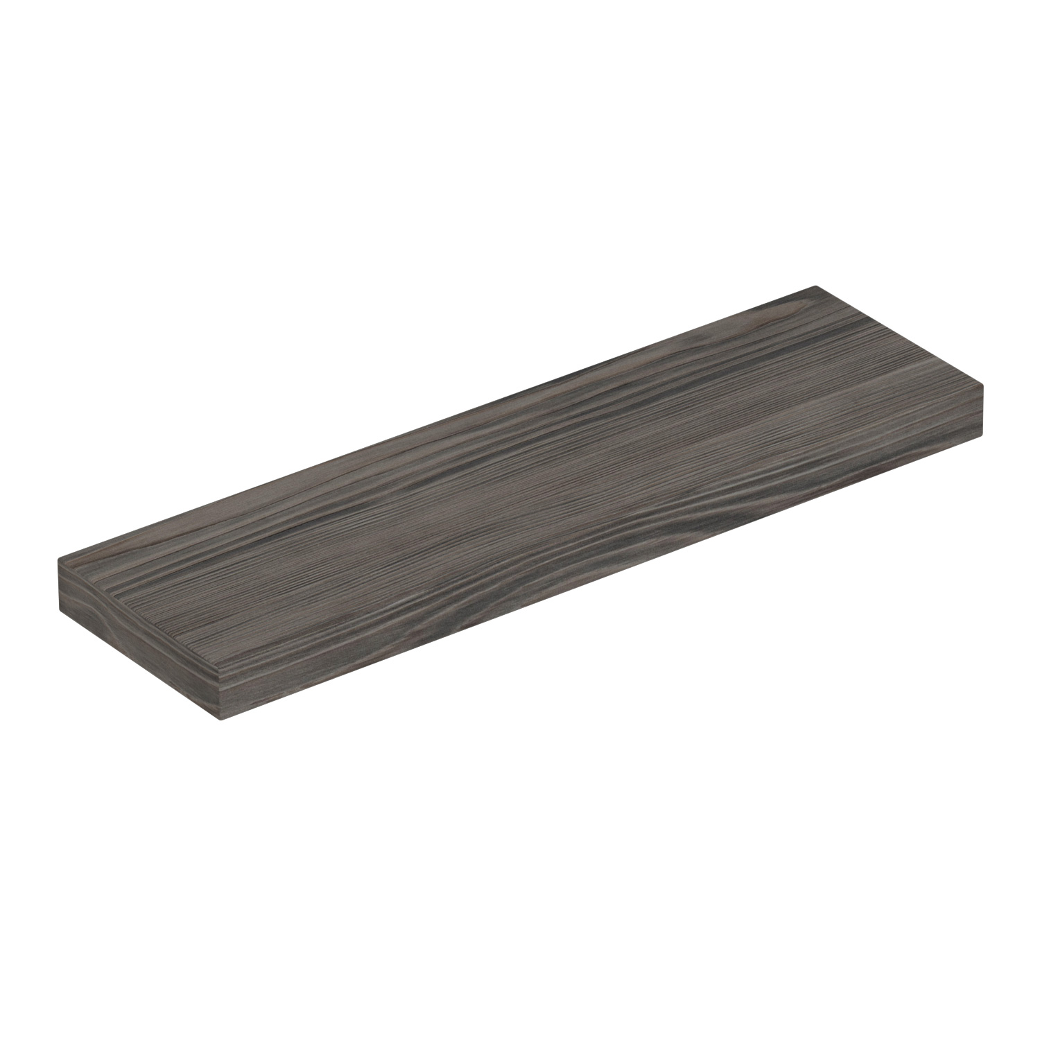 Scanbad Luna svævehylde 50x15x3 cm - aske grå
