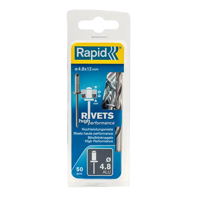 Rapid Nitter Ø4,8 x 12 mm, blister - 50 stk.