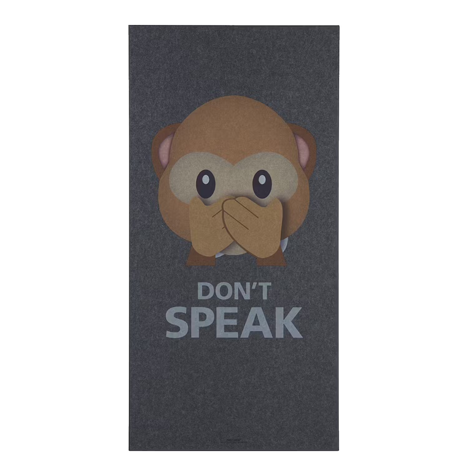 Art Acoustic Akustikbillede Abe Don’t Speak i mørk grå 9×600×1200 mm