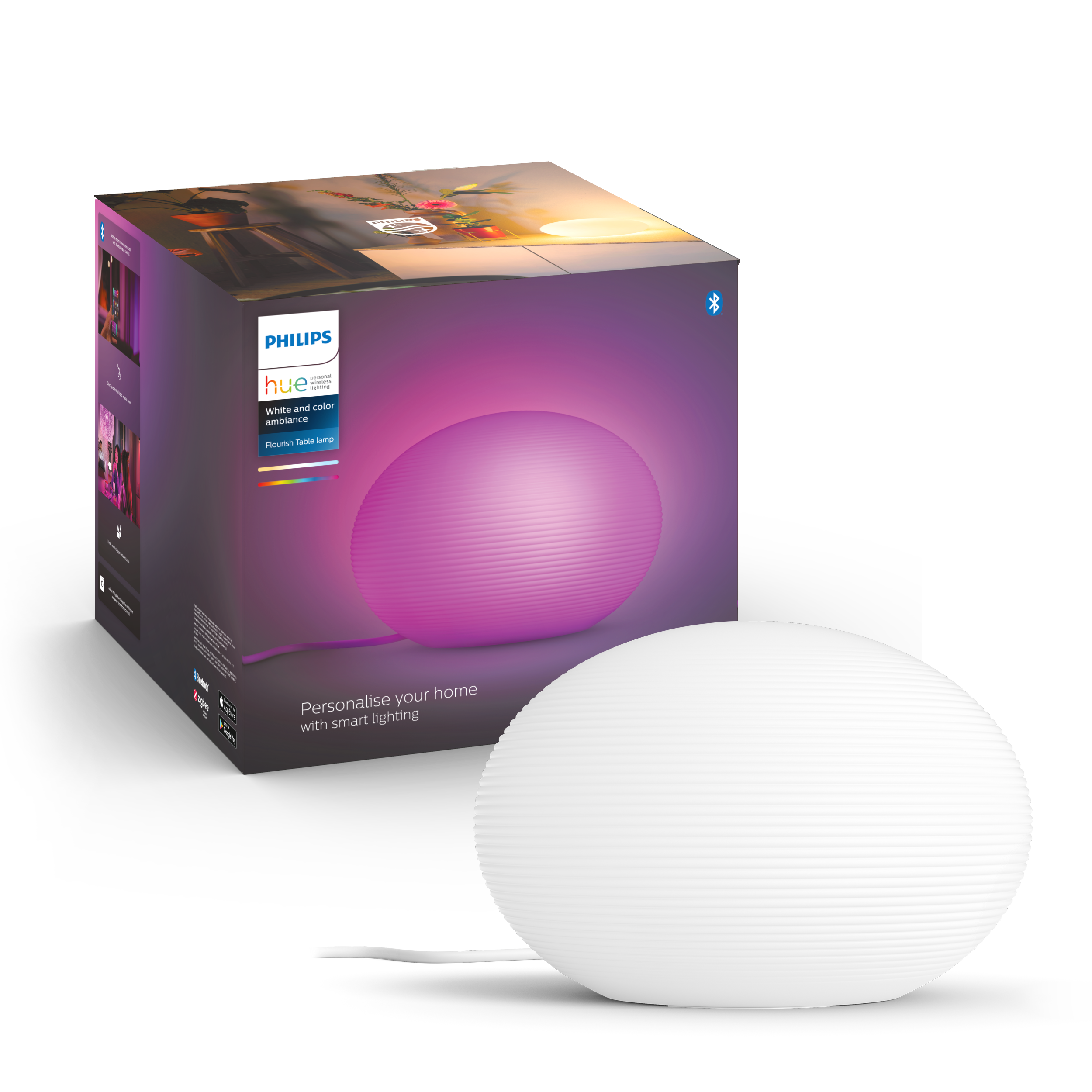 Philips Hue Flourish WCA BT Bordlampe