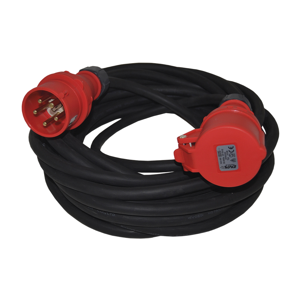 Blue Electric Kabelsæt CEE 10 M - 400V