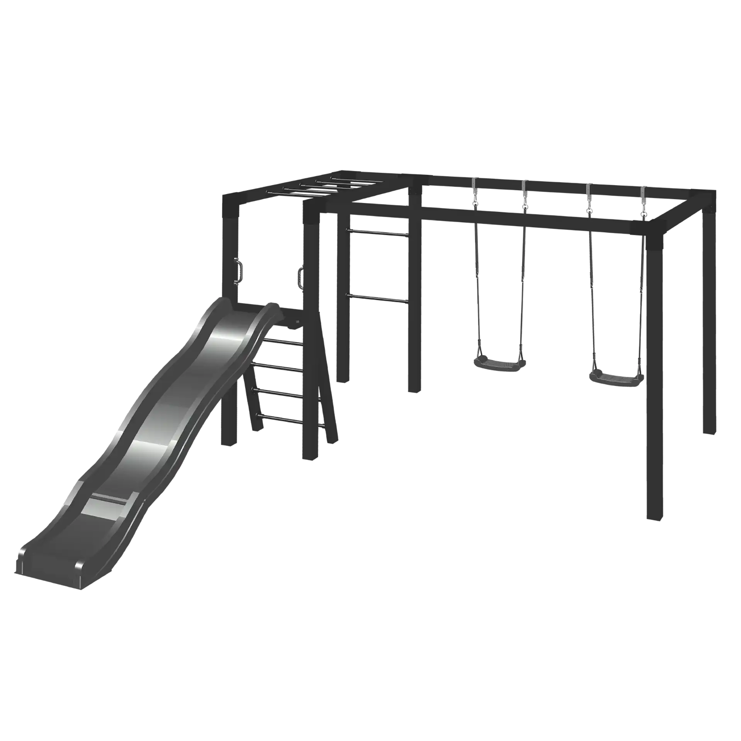 Plus Daylife Model 3 Gyngestativ i sort RAL 9005