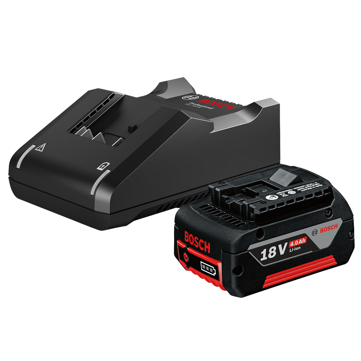 Bosch Professional 18V Startsæt med 4,0Ah batteri og GAL 18V-40 lader