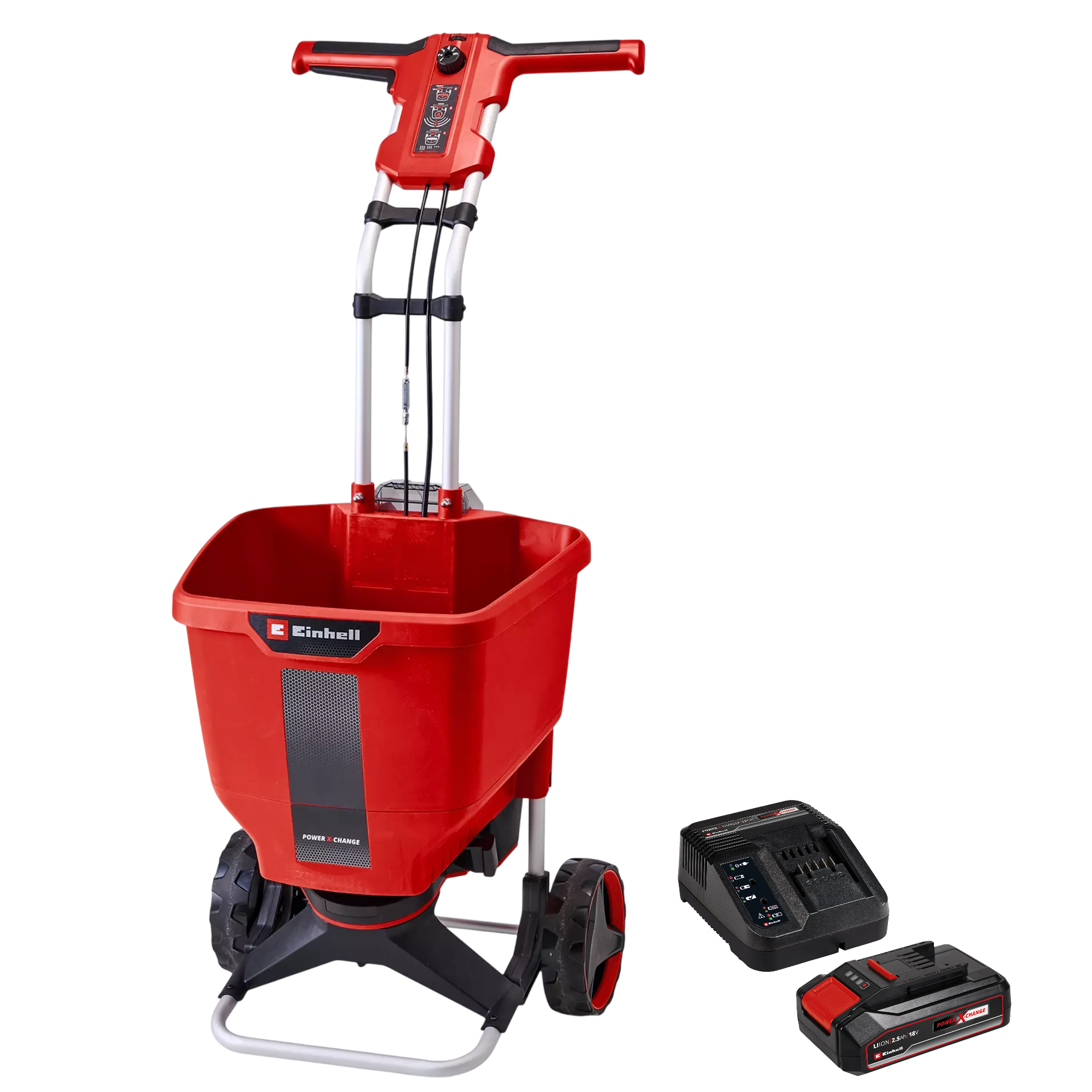 Einhell GE-SR 18/22 Li Universalspreder med 2,5Ah batteri og lader