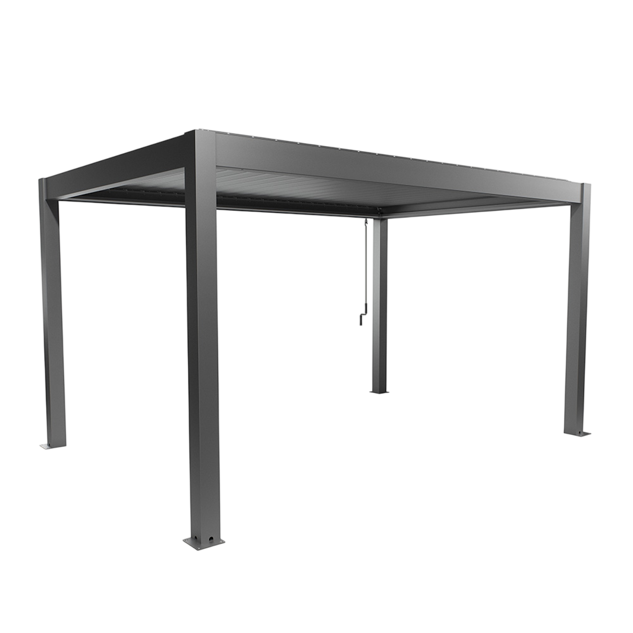 Biohort Str. 4,5×3 Pergola i kvartsgrå metallic