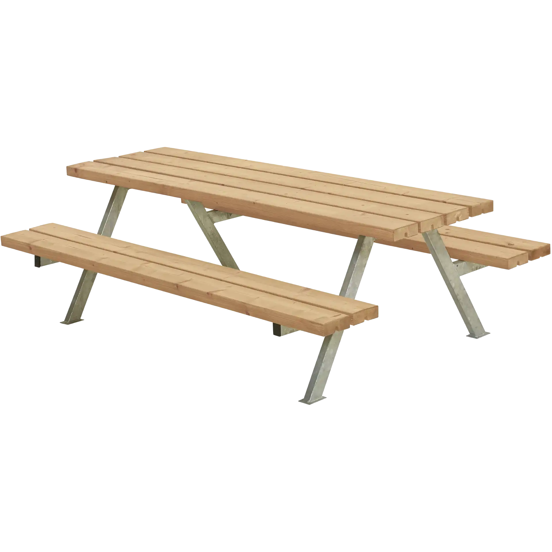 Plus Alpha Junior Bord/Bænkesæt 177 cm i Gyldenbrun ThermoWood