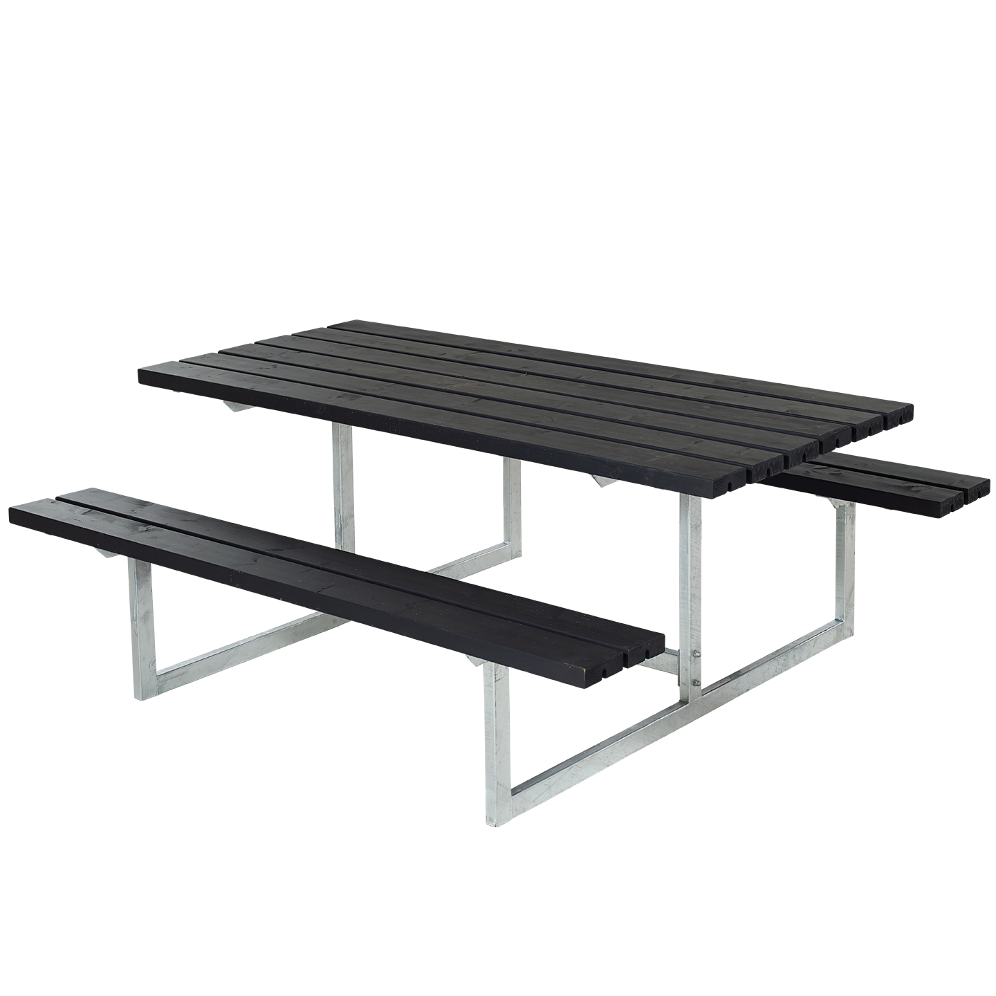 Plus Basic Bord-bænkesæt i sort - 185810-15