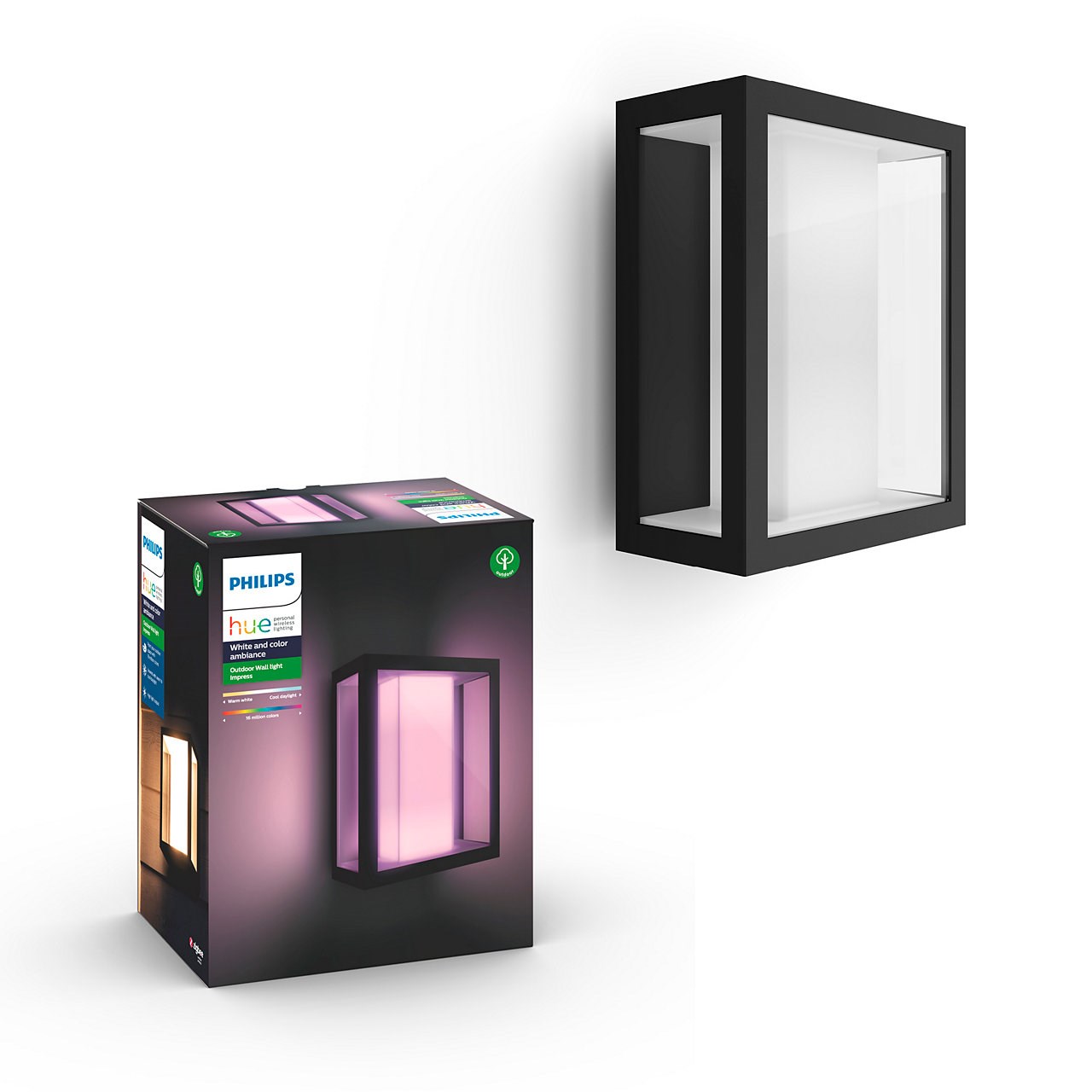 Philips Hue Impress WCA Udendørs væglampe stor