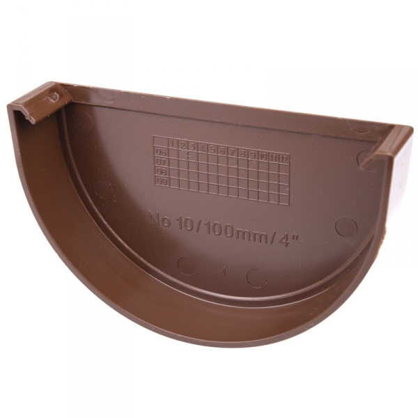 Plastmo plast endebund nr. 12 i brun