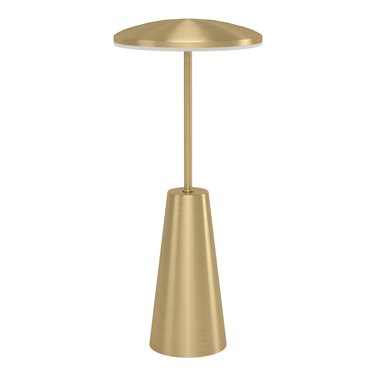 EGLO Piccola Batteridrevet bordlampe i børstet messing