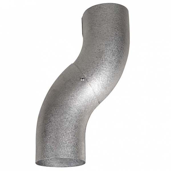 Plastmo AluZink nedførsel 75 mm