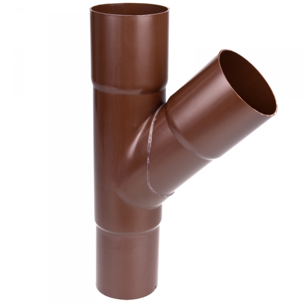 Plastmo plast 45 gr. grenrør 110 mm i brun