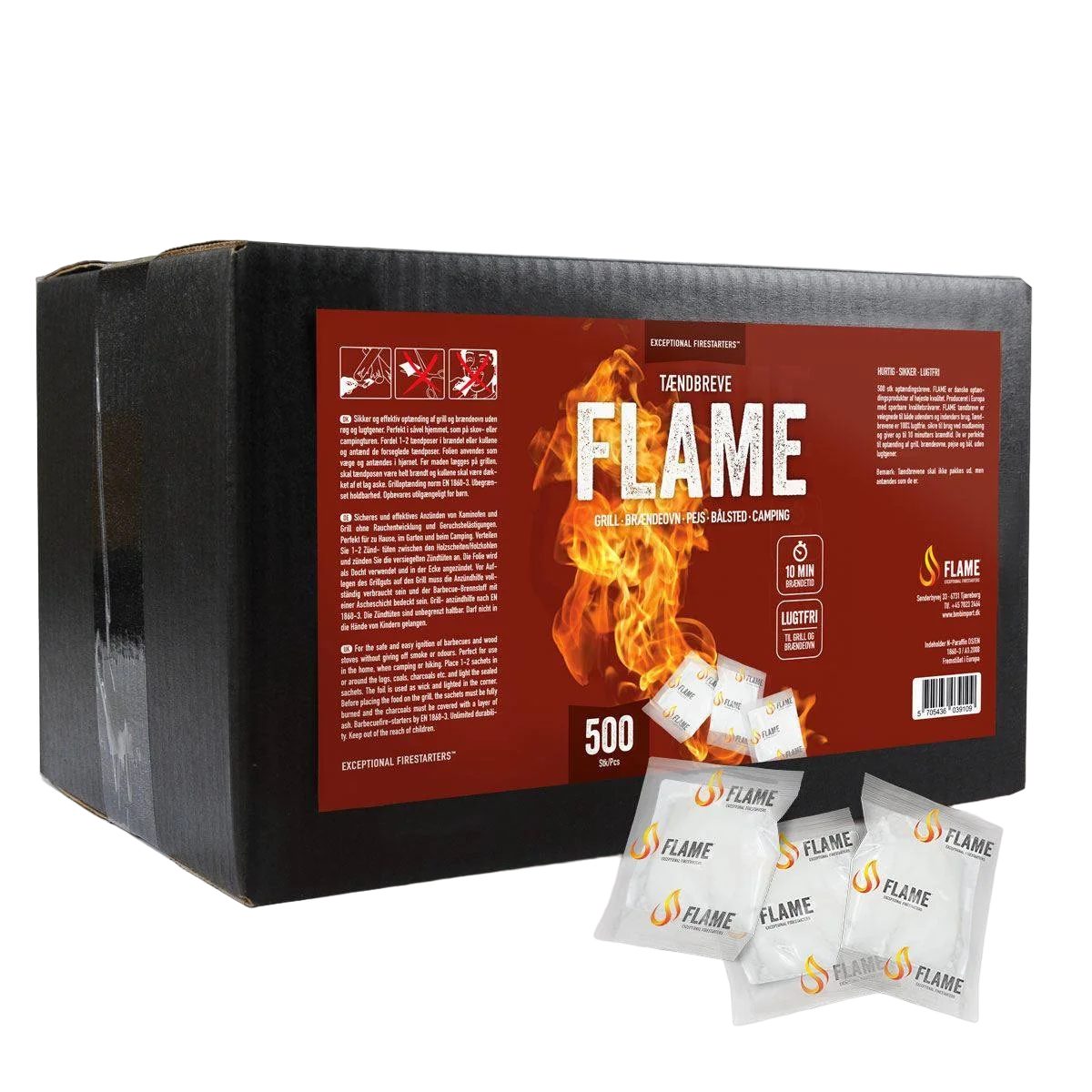 Flame Optændingspose - 500 stk.