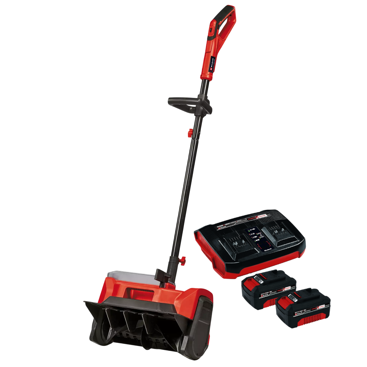 Einhell GE-ST 36/40 Li E Sneslynge med 2 stk. 4,0Ah batteri og dobbelt oplader