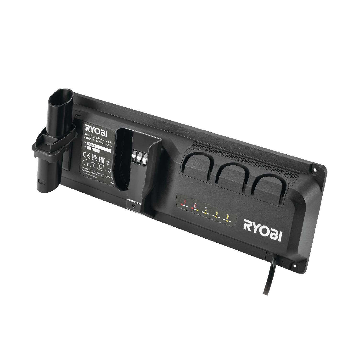 Ryobi RC18ASV Vægoplader til 18V Kulfri Støvsuger Premium