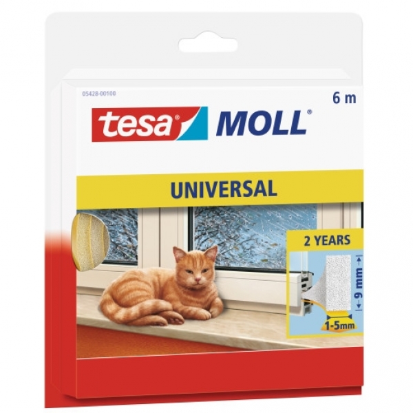 Tesa Universal Skum Tætningsliste – 9mm x 6m