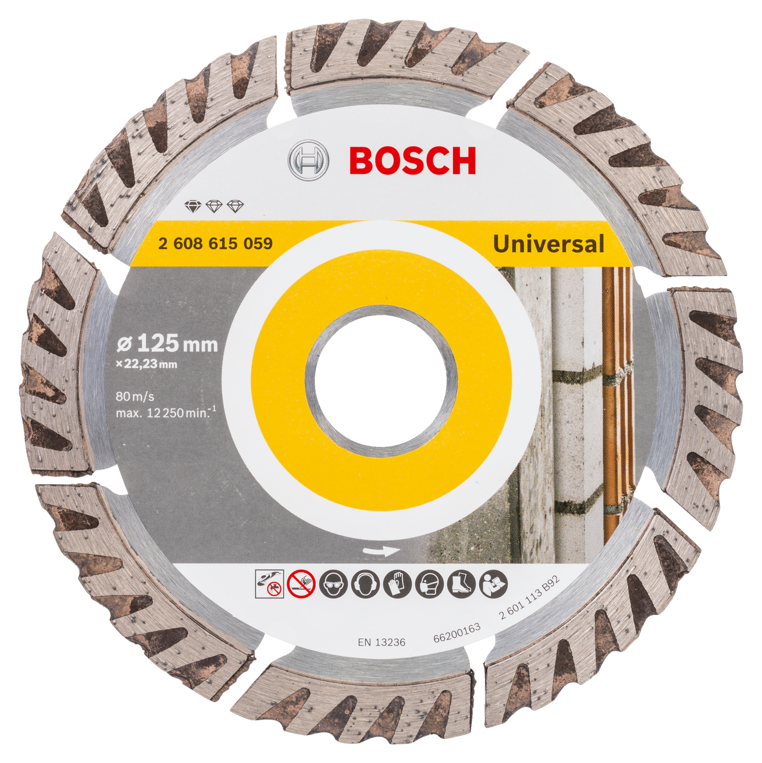 Bosch Diamantskæreskive Prof Univ 125X22,23Mm