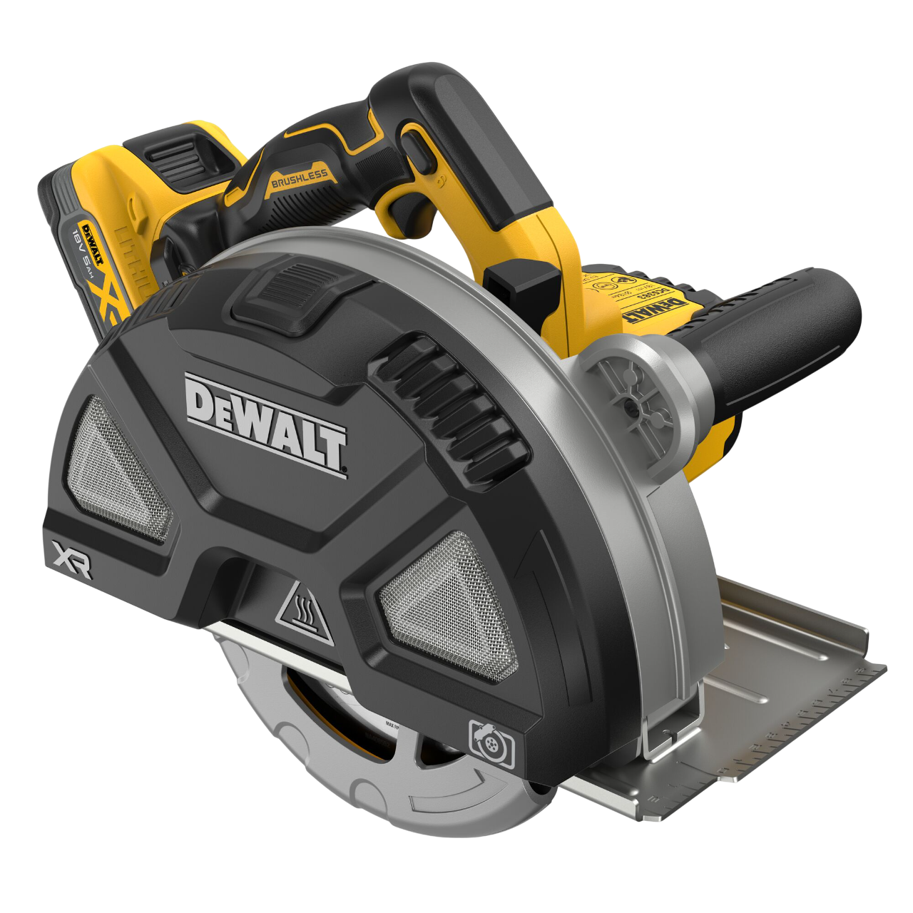Dewalt DCS383H2-QW 18V XR Metal rundsav med 2 stk. 5,0Ah batterier og lader